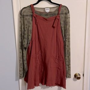 Arula brand 2 for 1 Slip Dress, size small